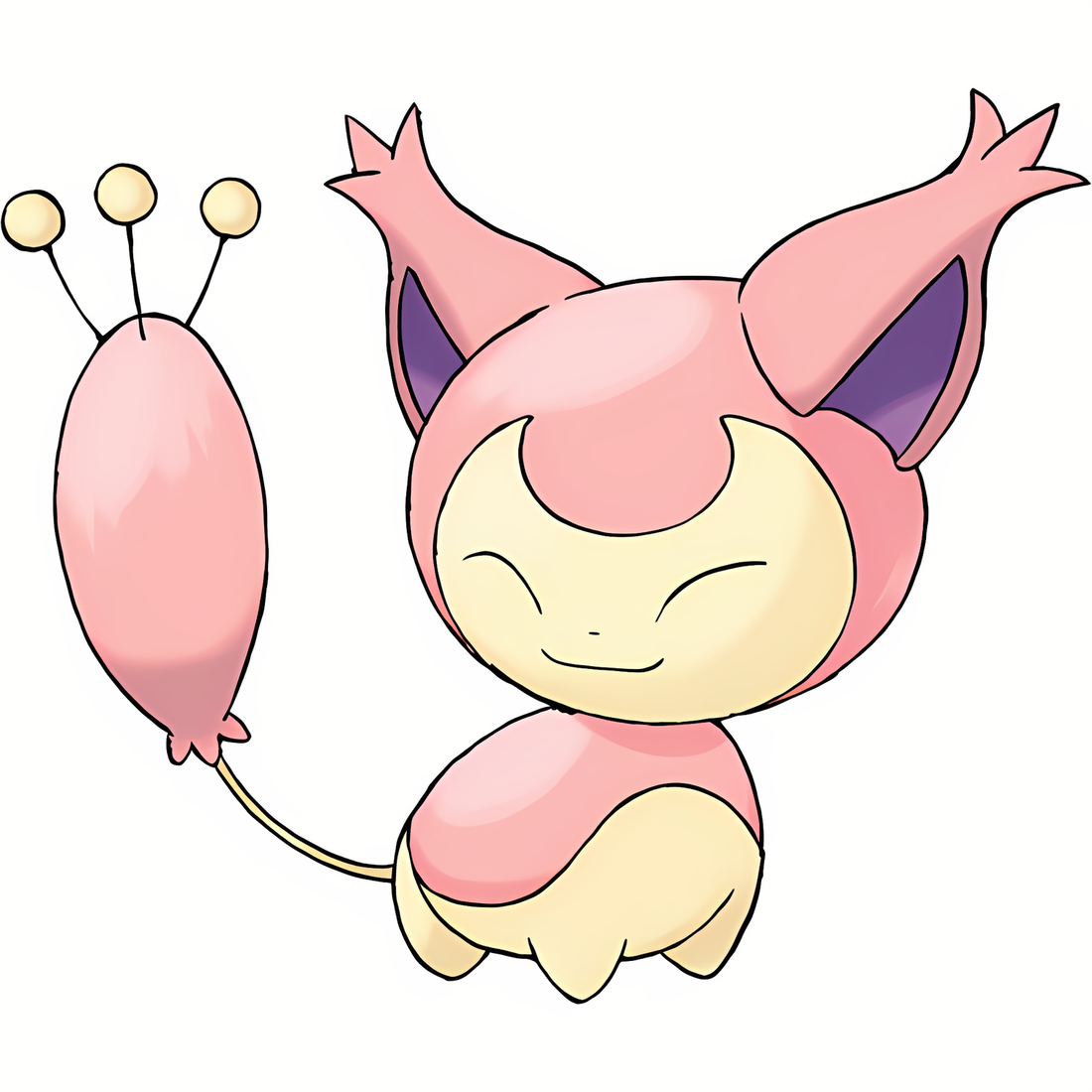 Skitty, artwork officiel Pokémon