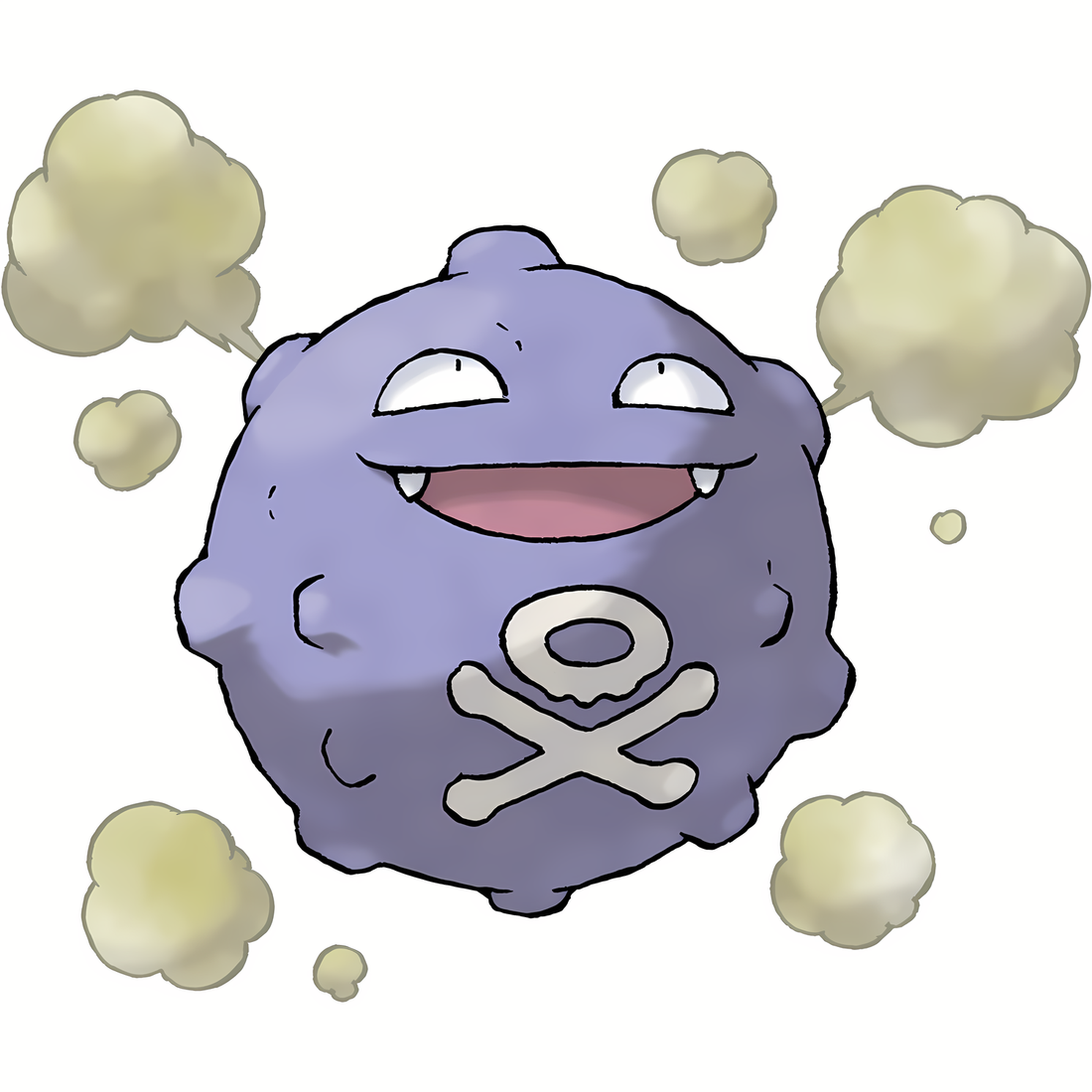 Smogo, artwork officiel Pokémon