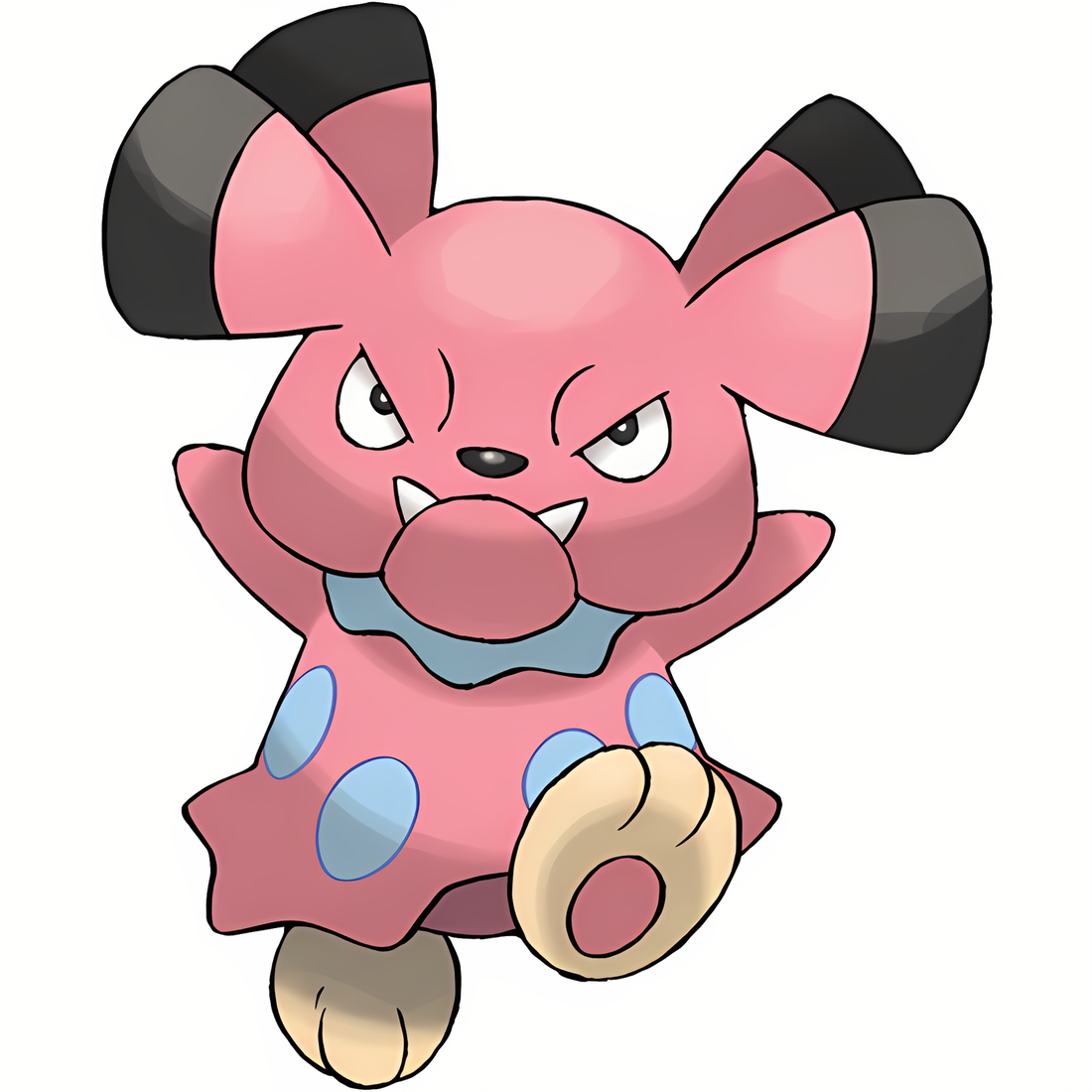 Snubbull, artwork officiel Pokémon