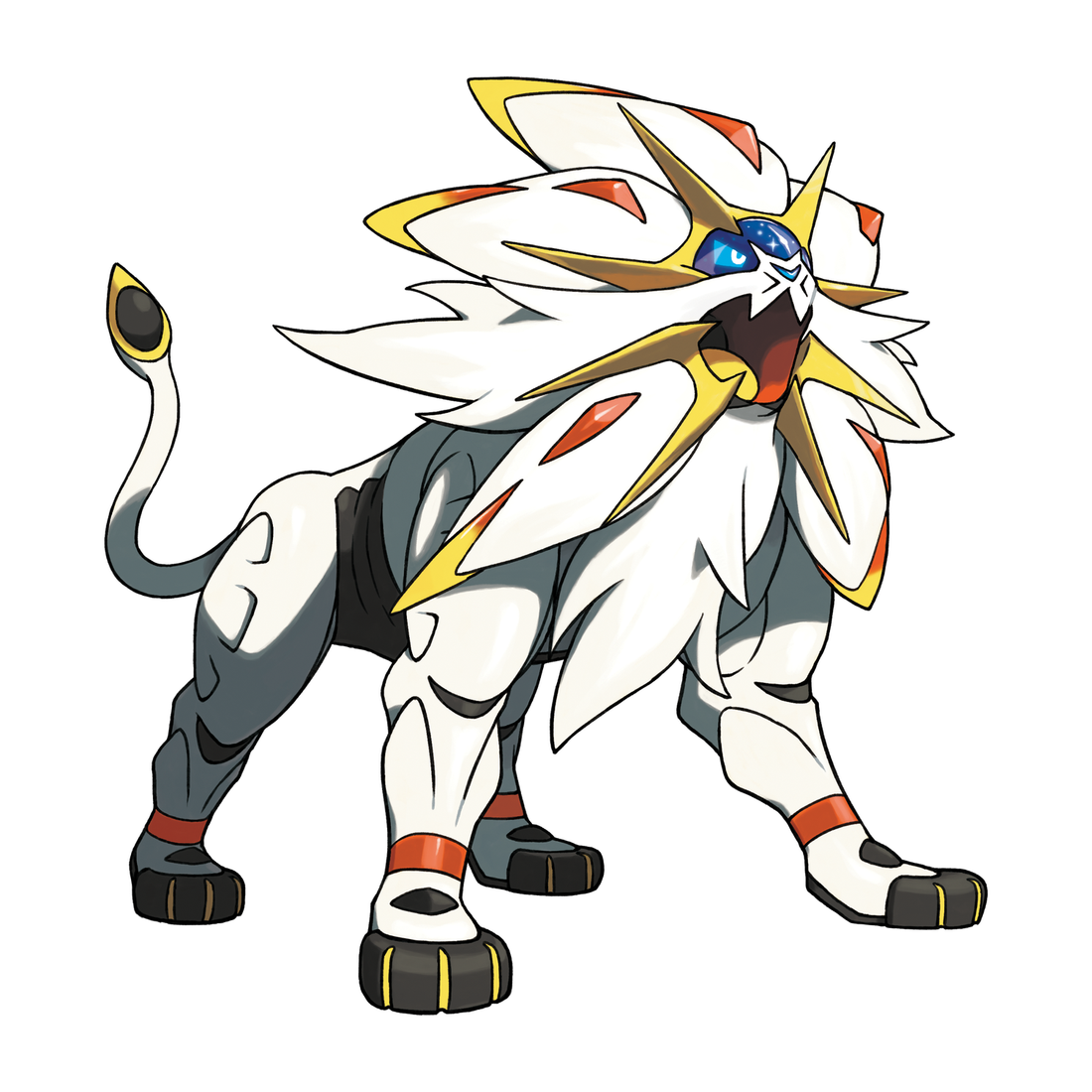 Solgaleo, artwork officiel Pokémon