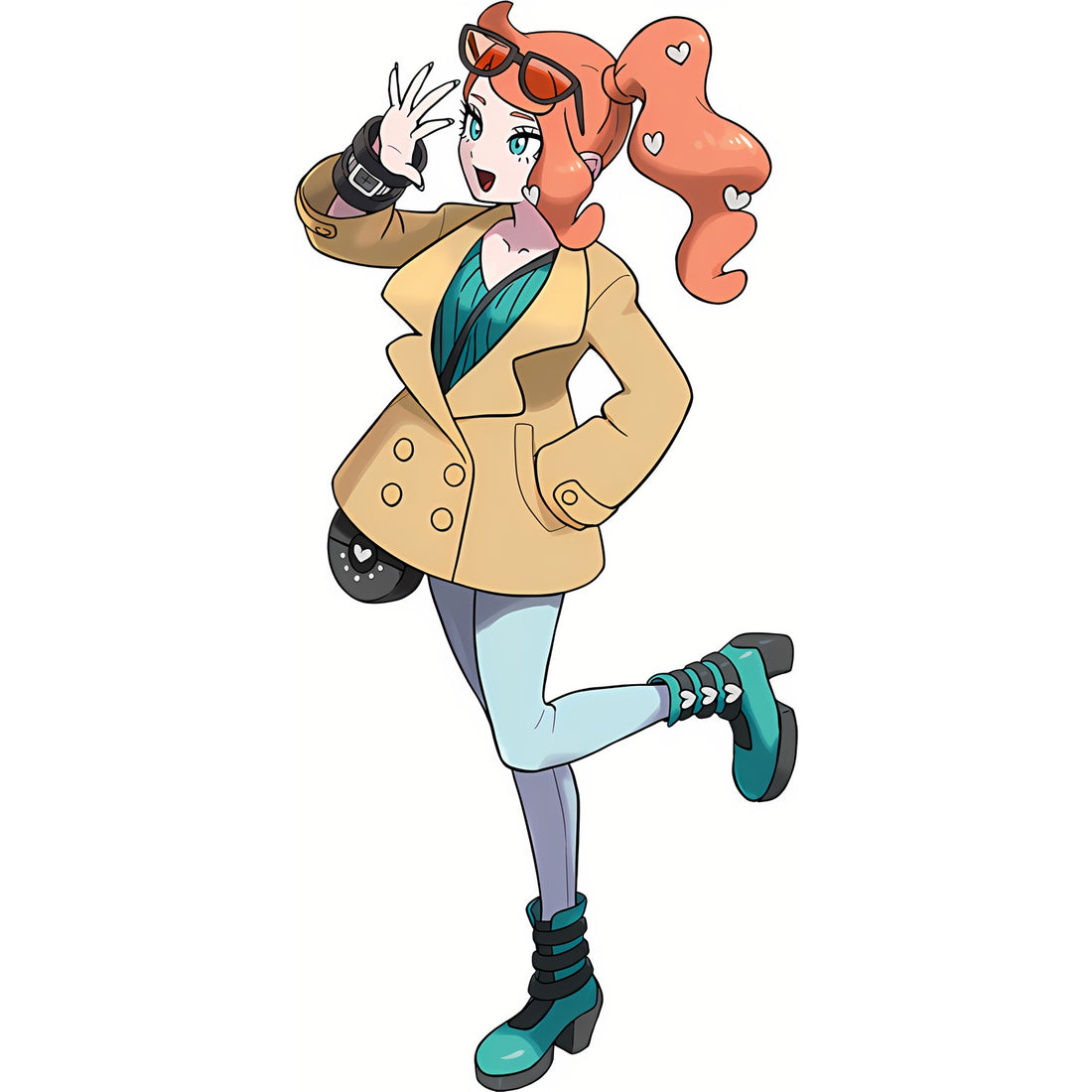 Artwork de Sonya pour Pokémon Épée et Bouclier