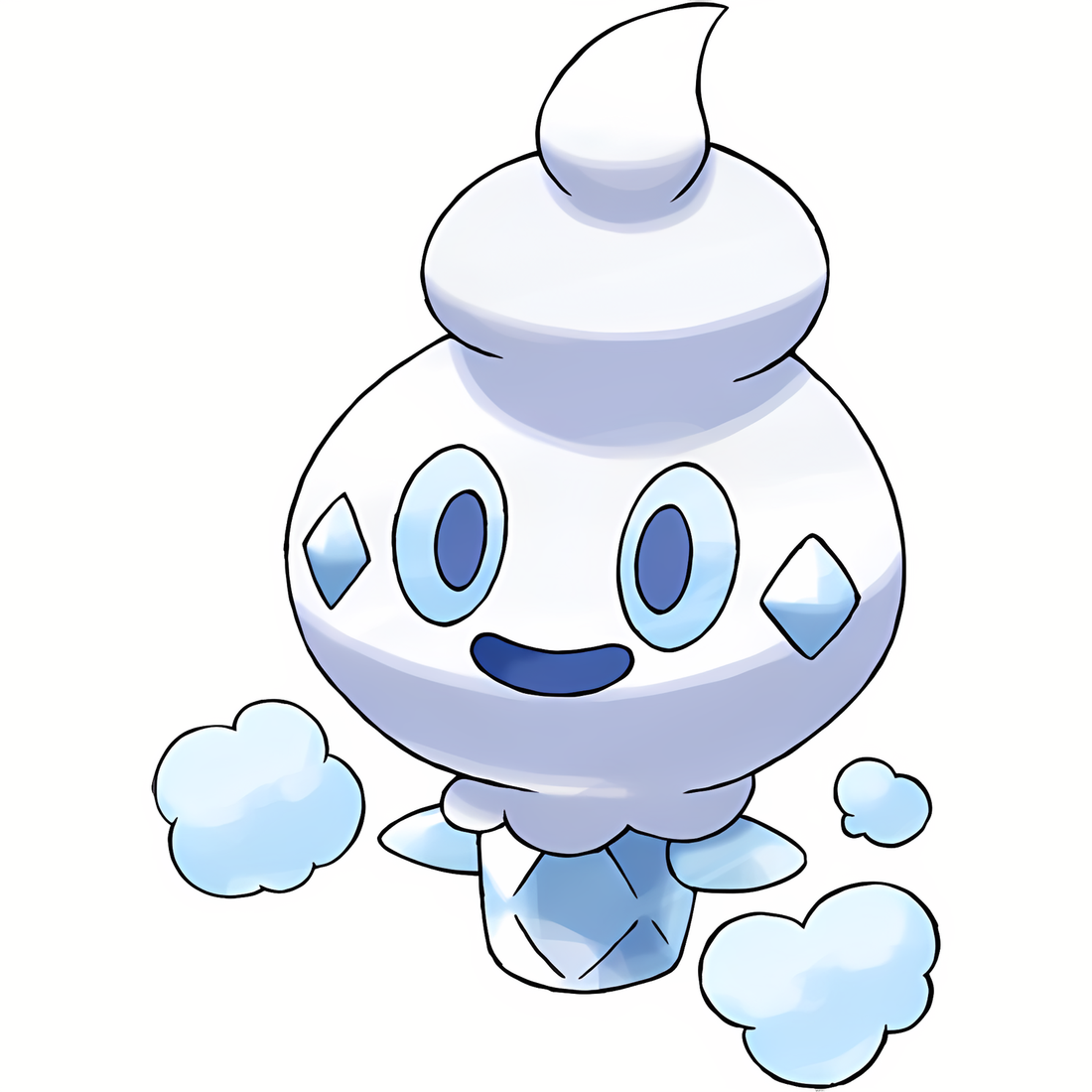 Sorbébé, artwork officiel Pokémon