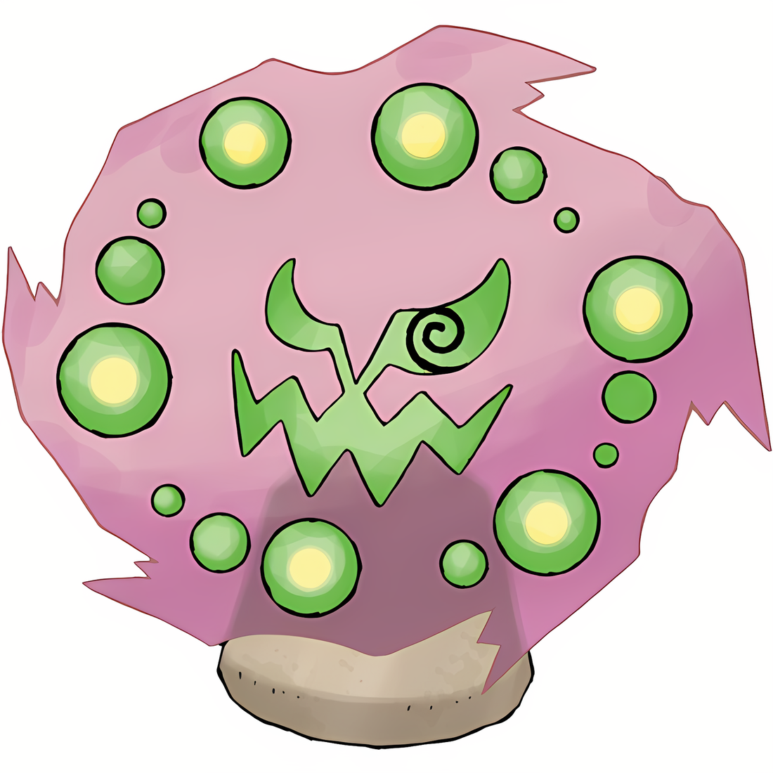Spiritomb, artwork officiel Pokémon