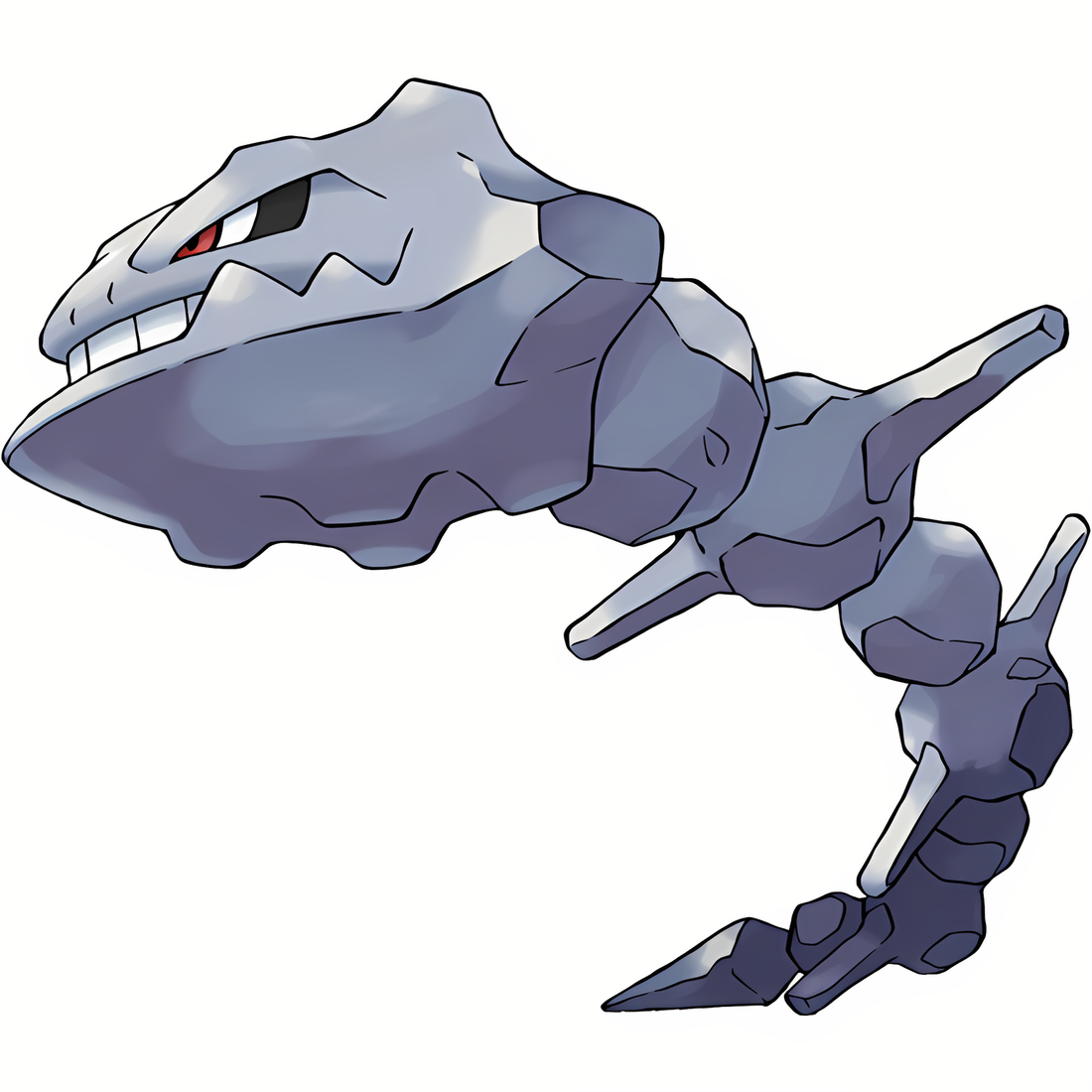 Steelix, artwork officiel Pokémon