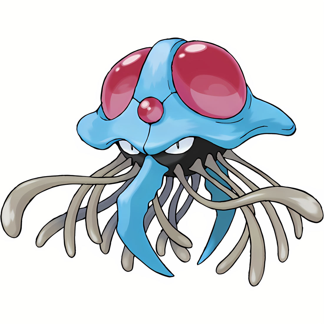 Tentacruel, artwork officiel Pokémon