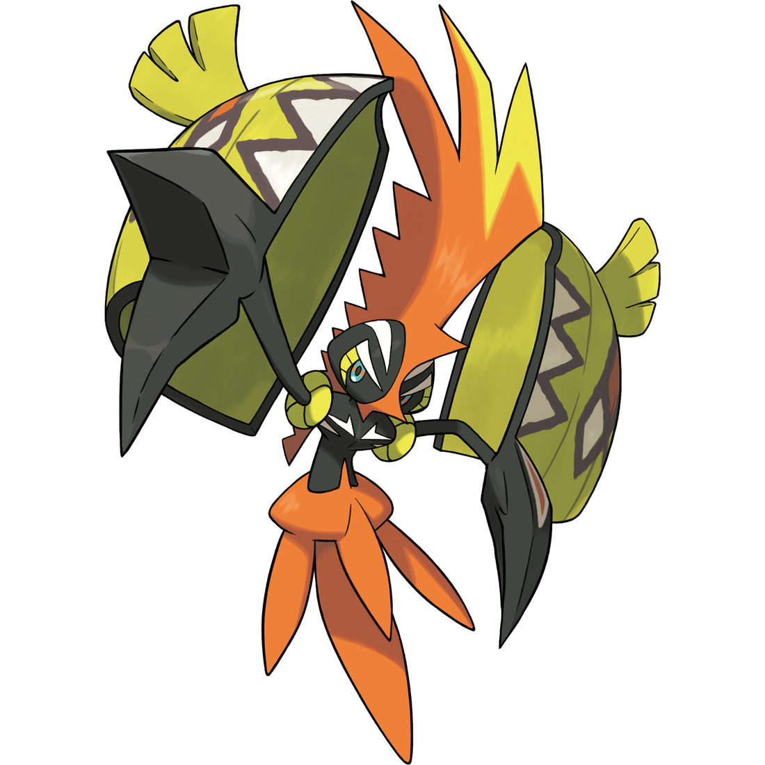 Tokorico, artwork officiel Pokémon