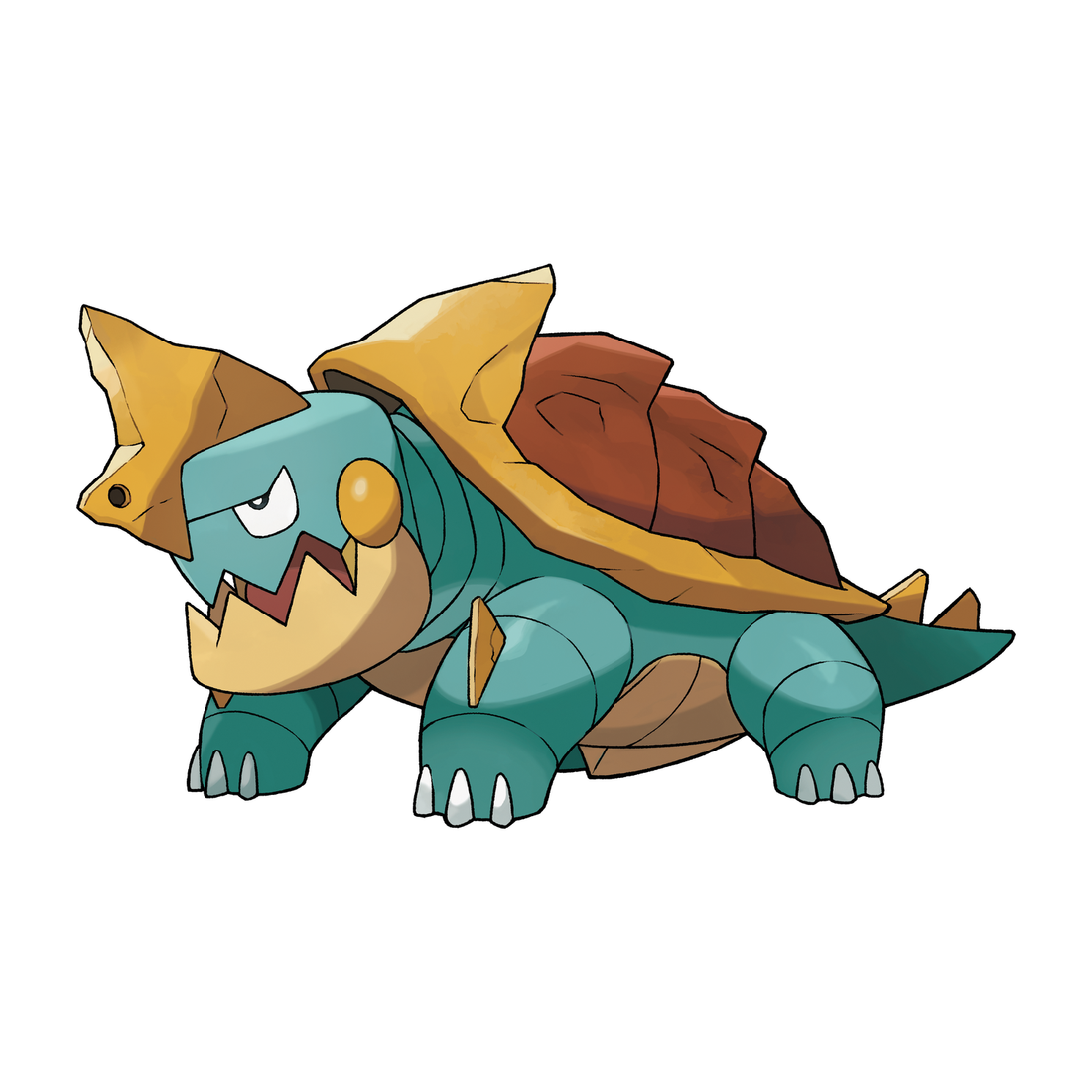 Torgamord, artwork officiel Pokémon
