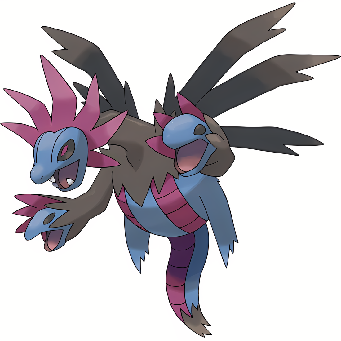 Trioxhydre, artwork officiel Pokémon