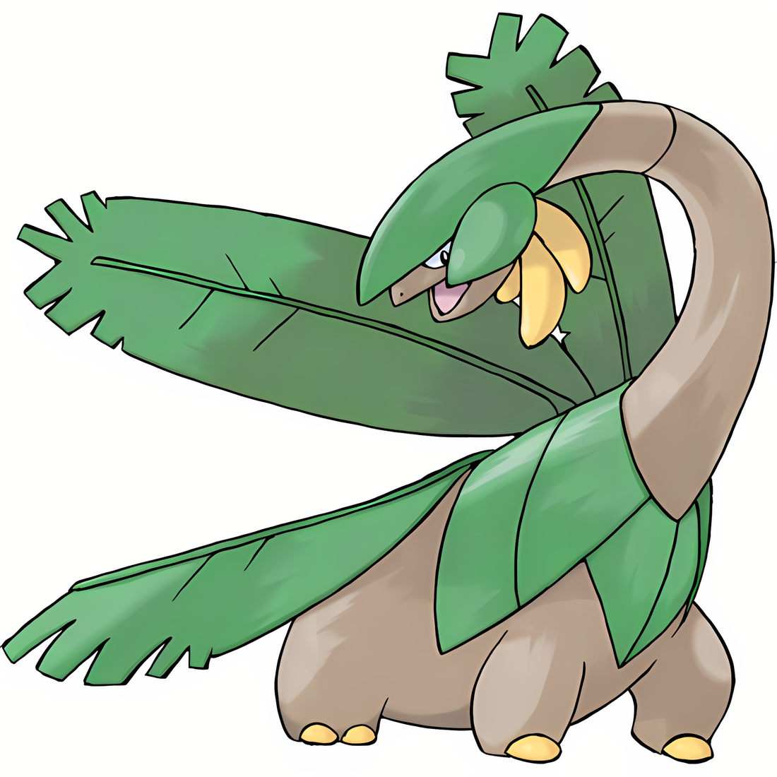 Tropius, artwork officiel Pokémon