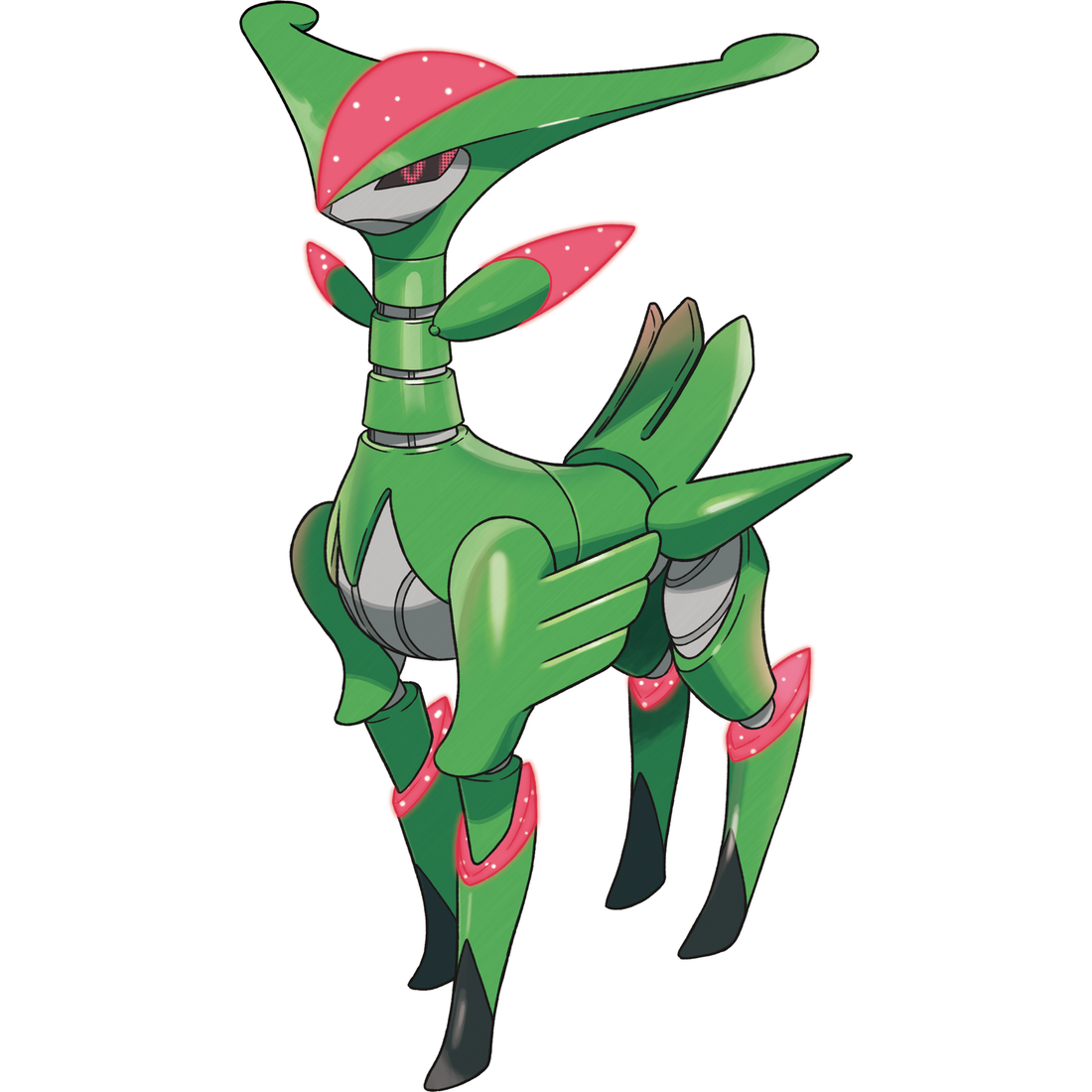 Vert-de-Fer, artwork officiel Pokémon