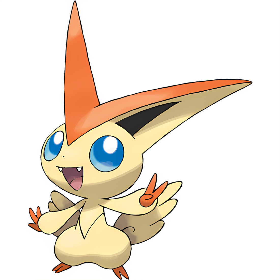 Victini, artwork officiel Pokémon