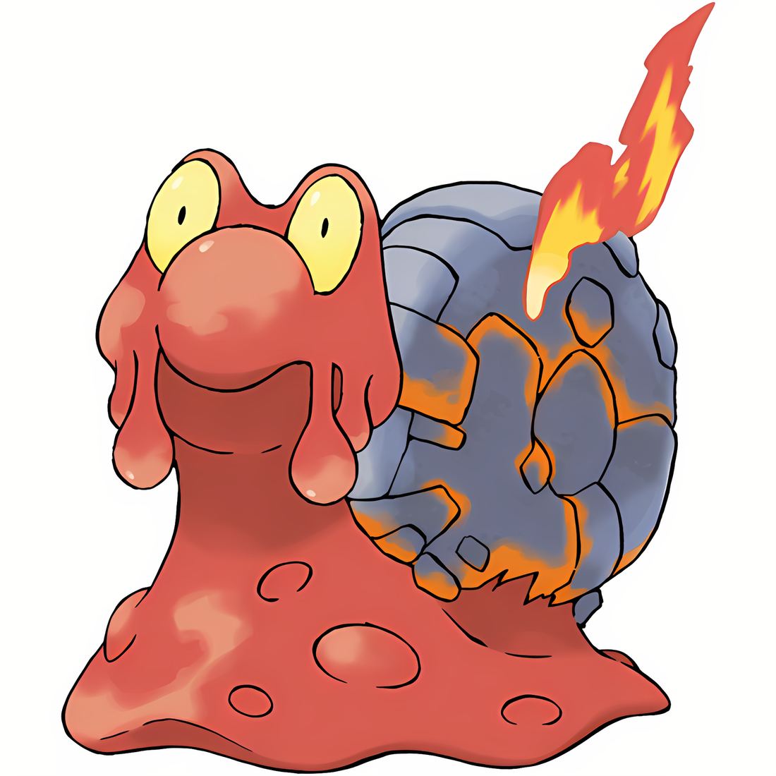 Volcaropod, artwork officiel Pokémon