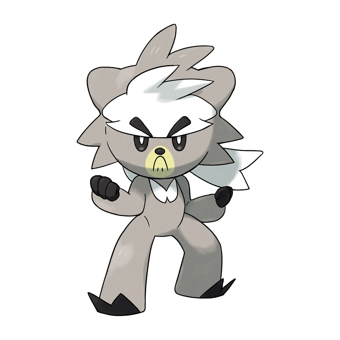 Wushours, artwork officiel Pokémon