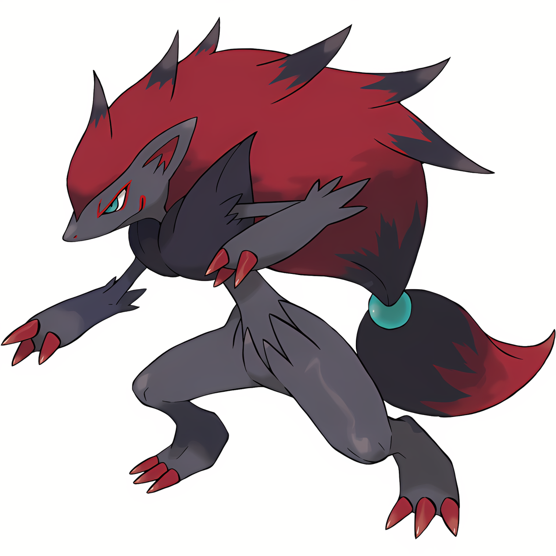 Zoroark, artwork officiel Pokémon