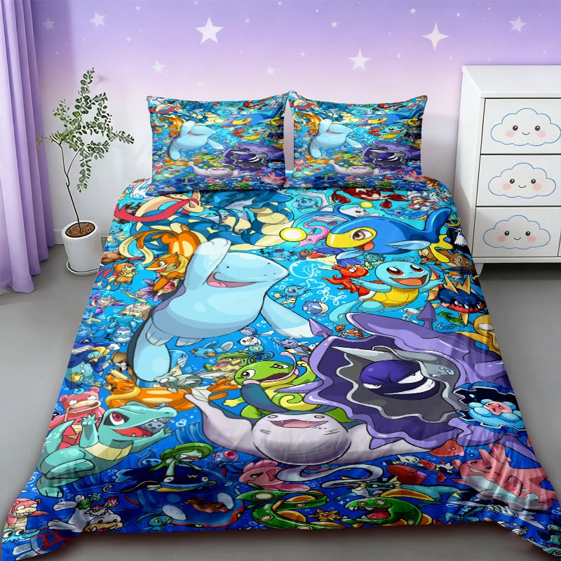 Housse de couette Pokémon Pokémon Aquatiques