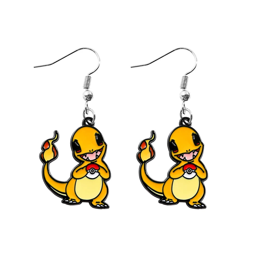 Boucles d'oreilles Pokémon Salamèche