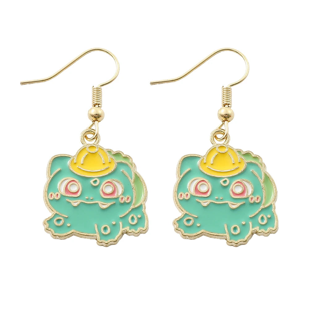 Boucles d'oreilles Pokémon Bulbizarre