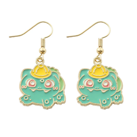 Boucles d'oreilles Pokémon Bulbizarre