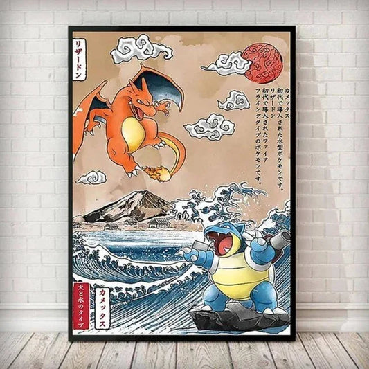 Poster Pokémon - Dracaufeu