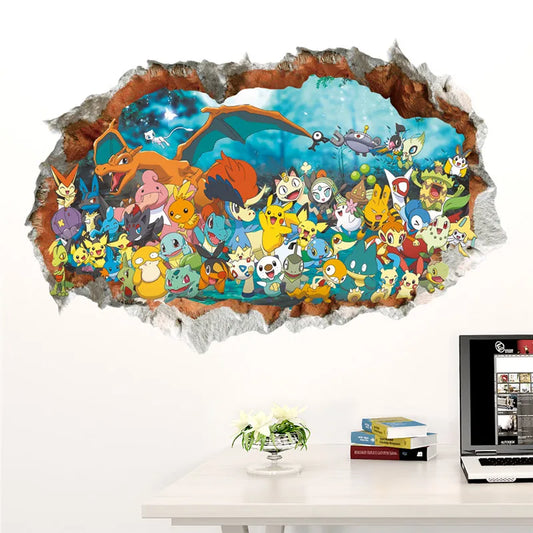Sticker mural Pokémon Le Grand Rassemblement