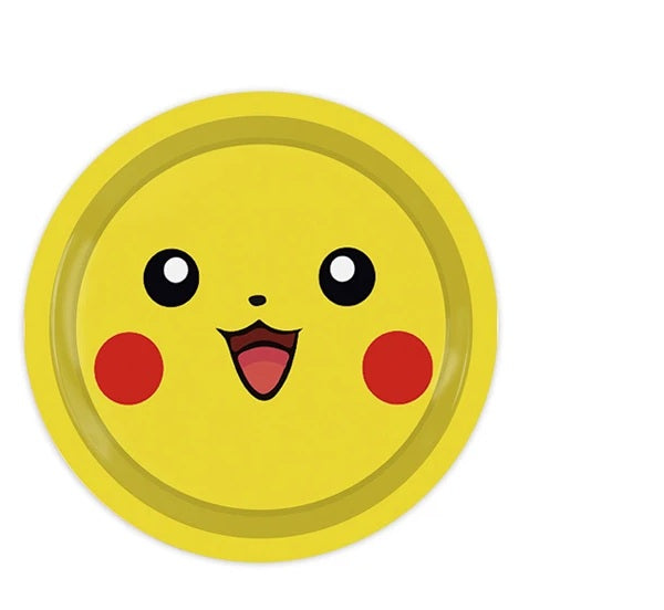Assiettes Anniversaire Pokémon - Visage de Pikachu 18 cm