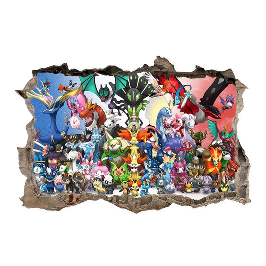 Autocollant Mural Pokémon - Affiche Murale N°1