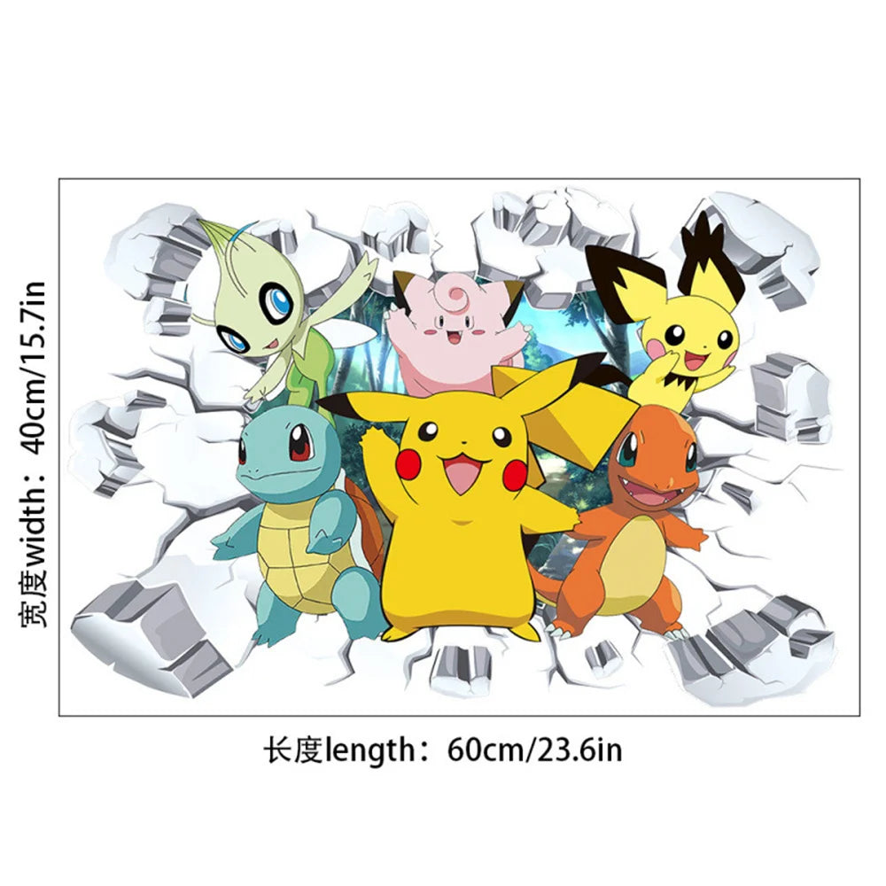 Autocollant Mural Pokémon - Affiche Murale N°2