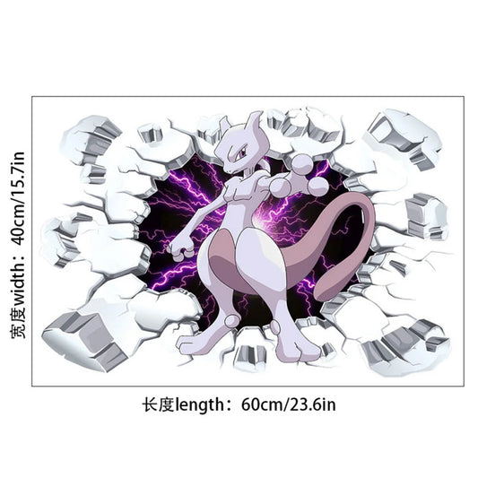 Autocollant Mural Pokémon - Affiche Murale N°4