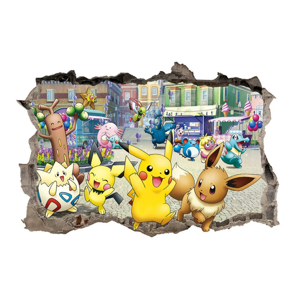 Autocollant Mural Pokémon - Affiche Murale N°5