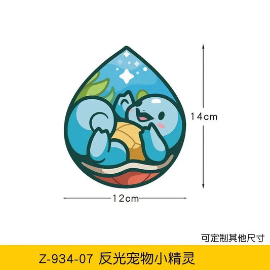 Autocollant Voiture Pokémon - Goutte d'Eau