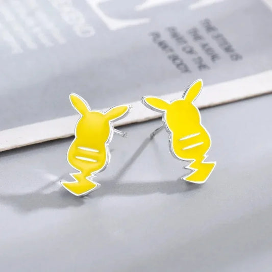 Boucles d'Oreilles Pokémon - Puces Pikachu