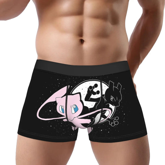 Boxer Pokémon - Mew et Mewtwo (Noir)