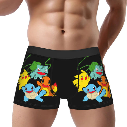 Boxer Pokémon - Starters de Kanto (Noir)