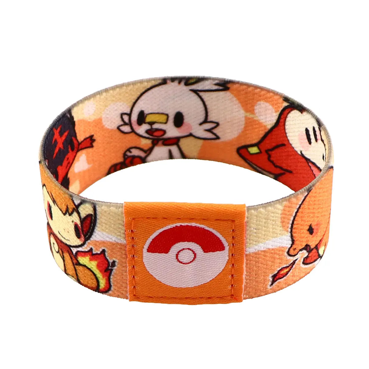 Bracelet Pokémon - Starters de Feu