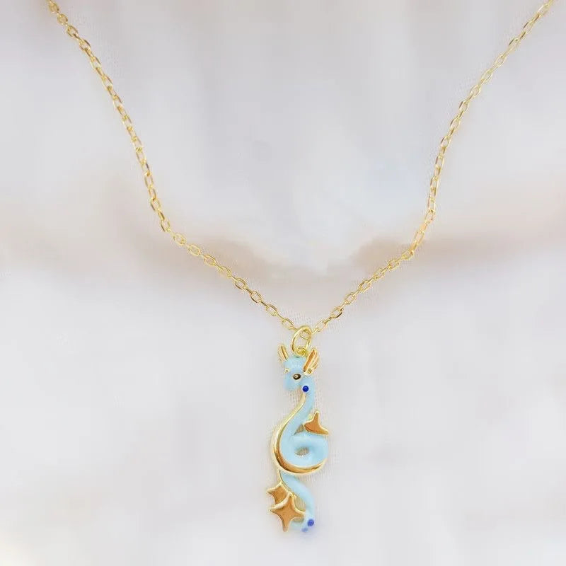 Collier Pokémon - Minidraco Doré