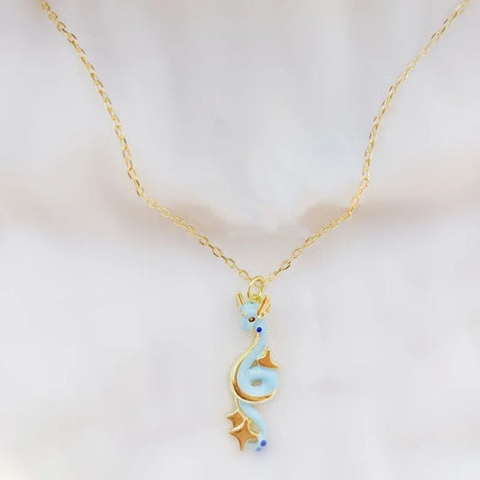 Collier Pokémon - Minidraco Doré