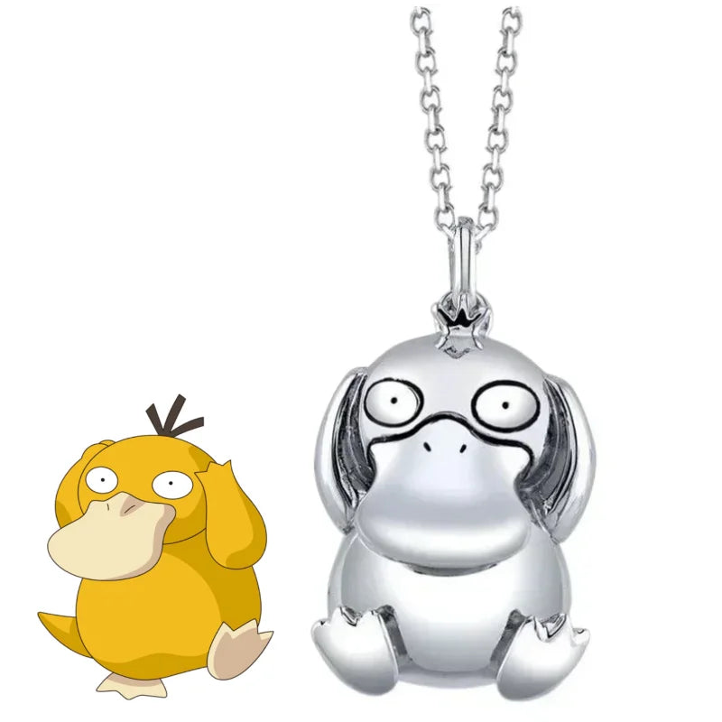 Collier Pokémon - Psykokwak Argenté