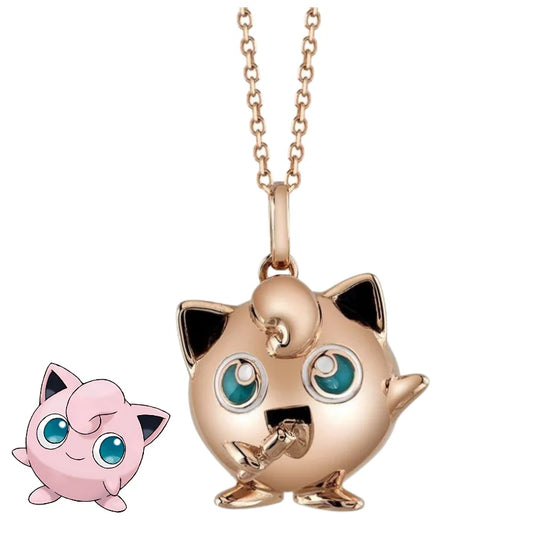 Collier Pokémon - Rondoudou en Métal