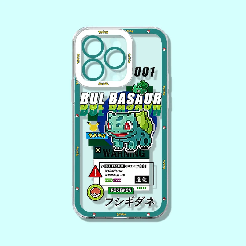 Coque iPhone Pokémon - Bulbizarre (Sticker Rétro)