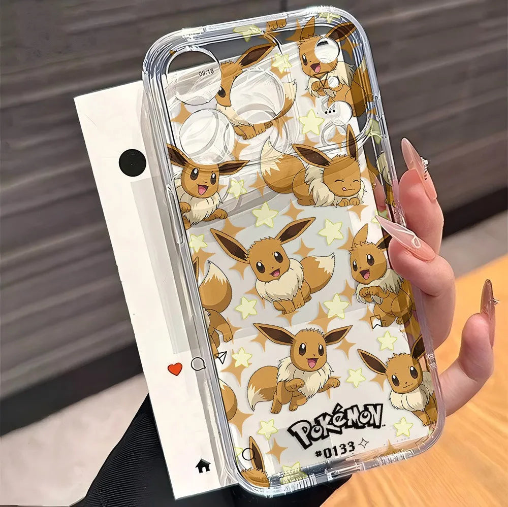 Coque iPhone Pokémon - Évoli (Motif Répété)