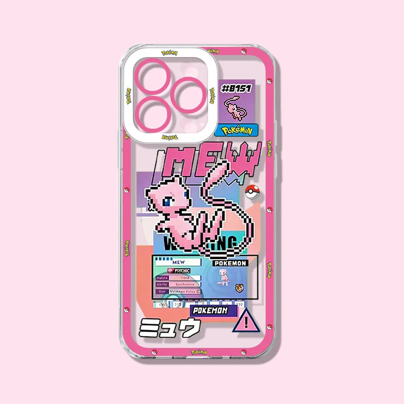 Coque iPhone Pokémon - Mew (Sticker Rétro)