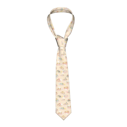 Cravate Pokémon - Motif Discret (Crème)