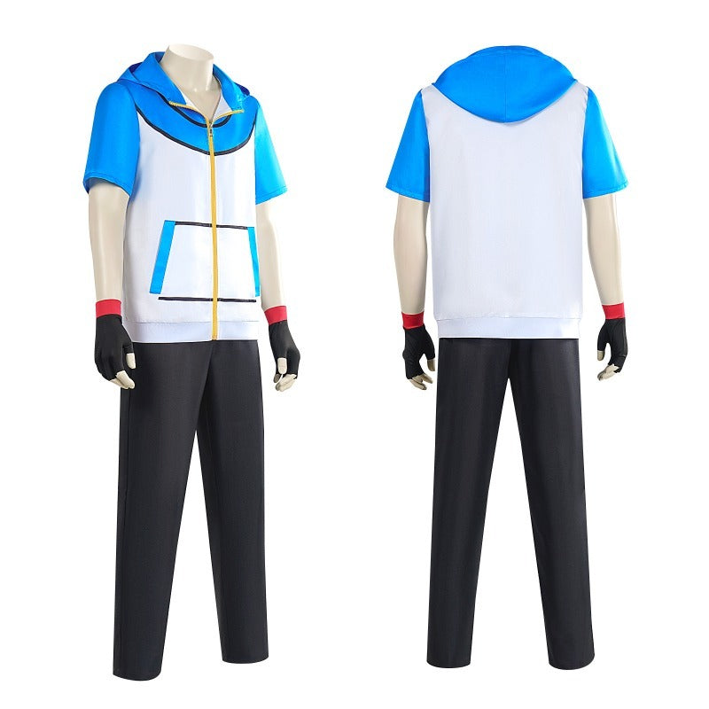 Déguisement Pokémon - Sacha, Veste Pantalon et Gants