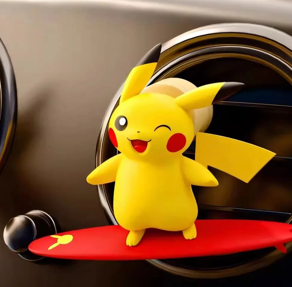 Diffuseur de Parfum pour Voiture Pokémon - Pikachu Surfeur