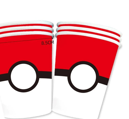 Gobelets Anniversaire Pokémon - Poké Ball