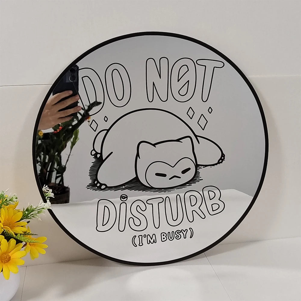 Miroir Mural Pokémon - Ronflex « Do Not Disturb »