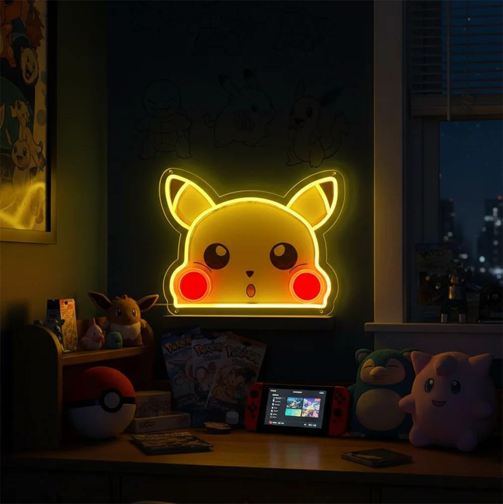 Néon LED Pokémon - Pikachu
