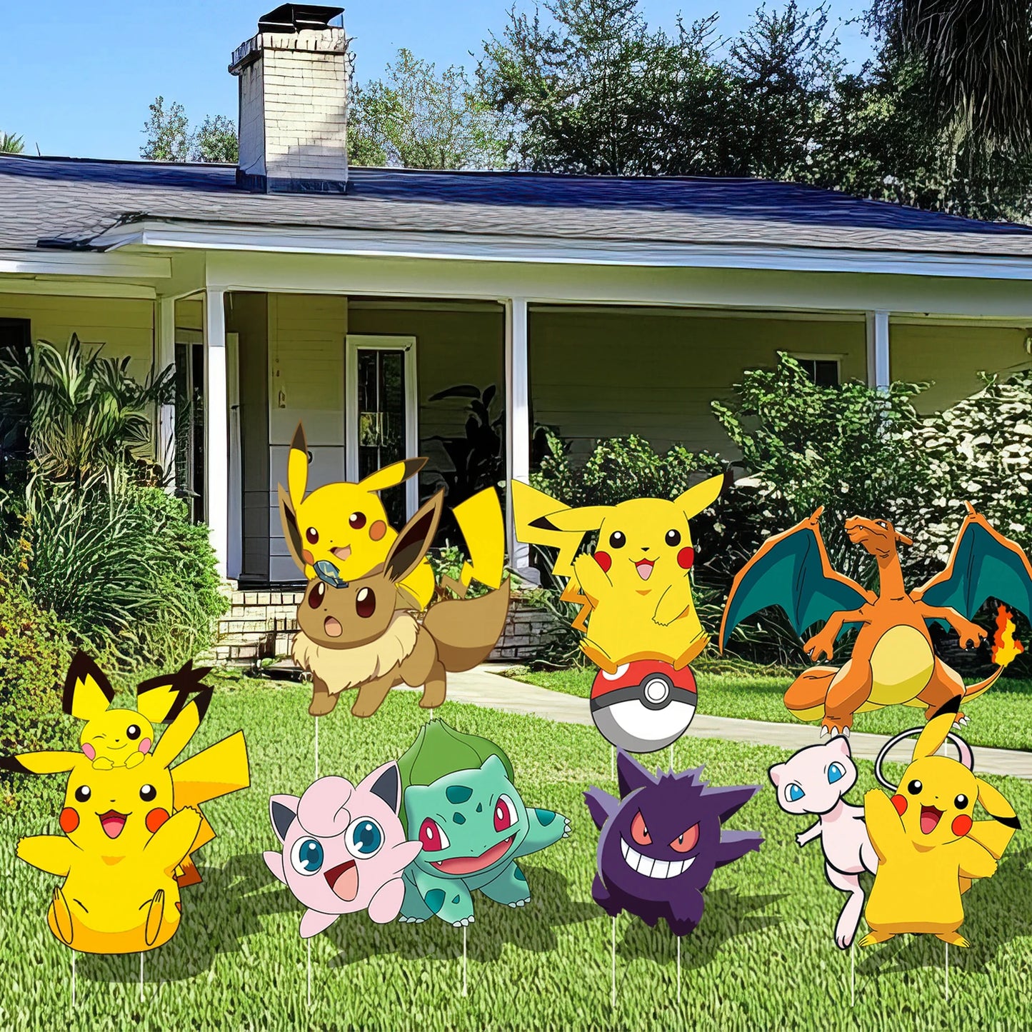 Panneau de Jardin Pokémon - Sur Piquet