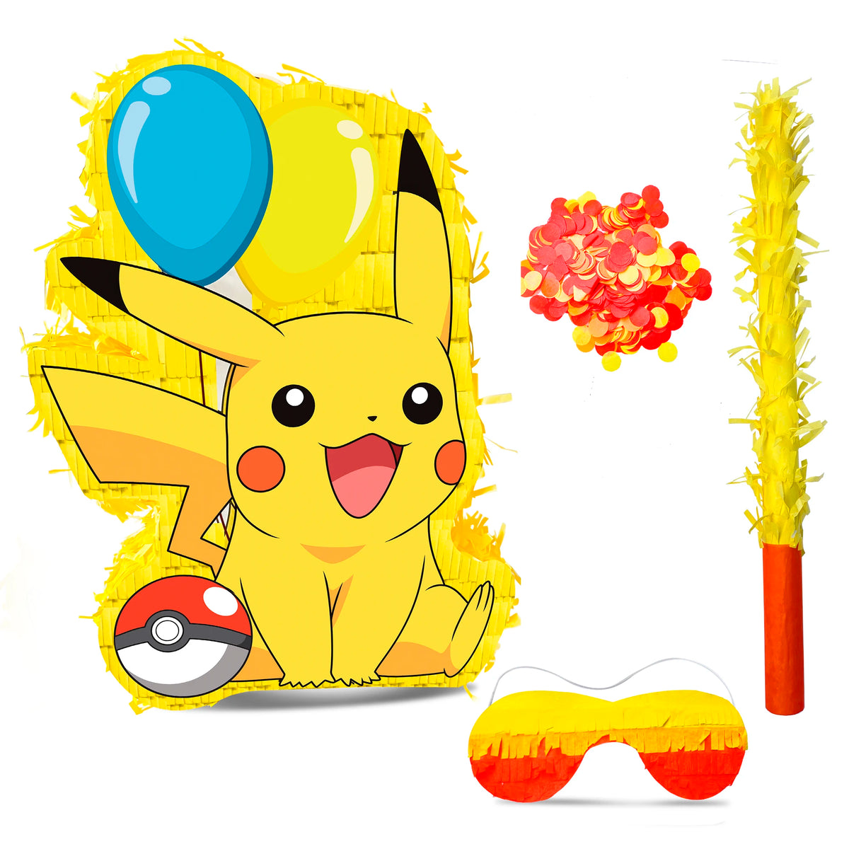 Piñatas Anniversaire Pokémon - Lot de 4