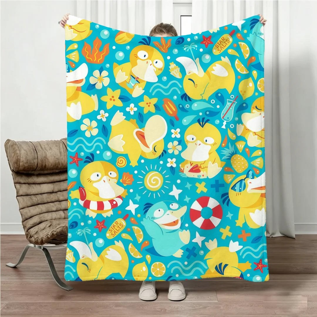 Plaid Pokémon - Carapuce (Motif)